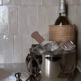Nyah Stainless Steel Ice Bucket with Handle + Lid