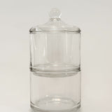 Stacked Glass Canister