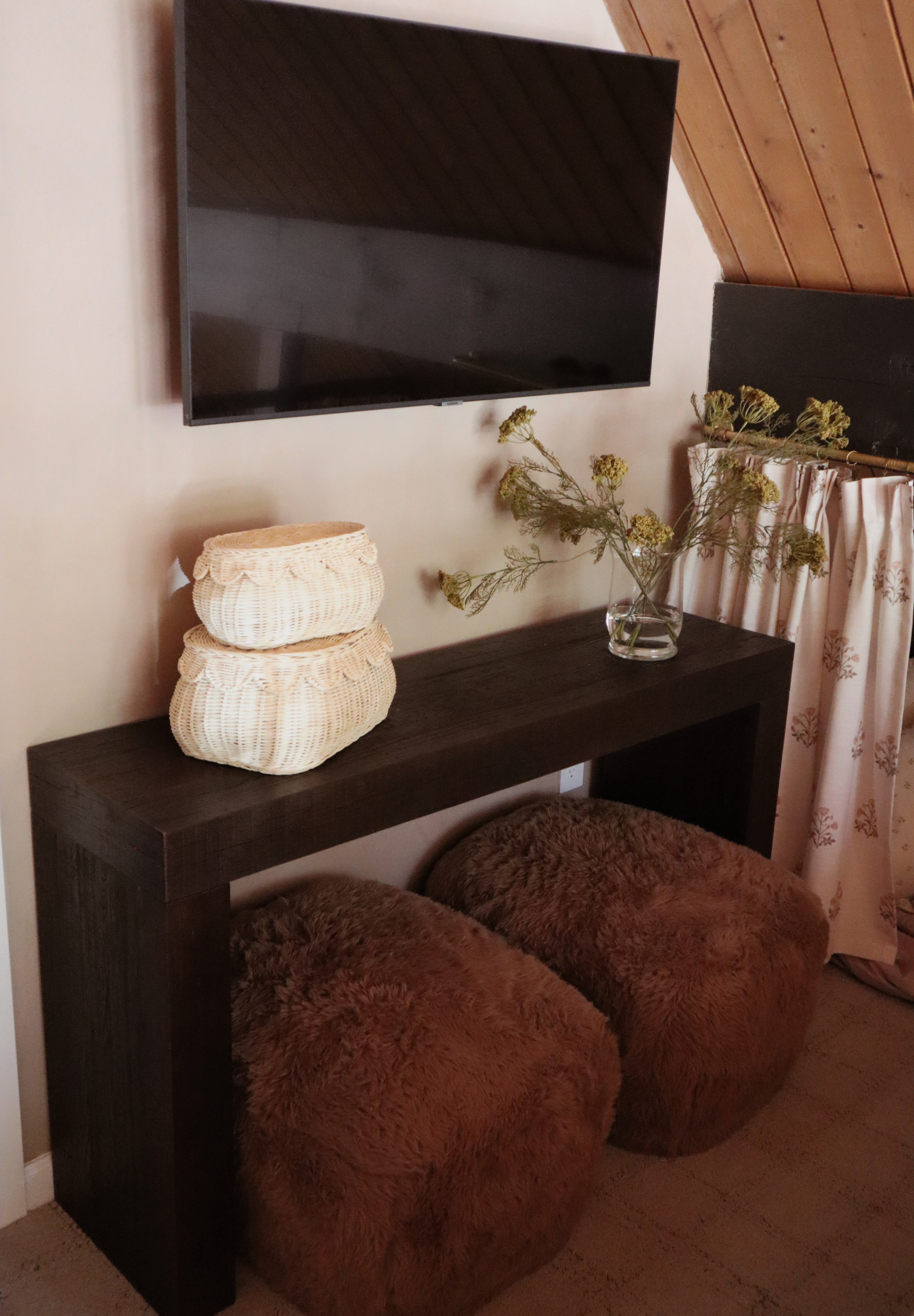 Britt Shearling Ottoman