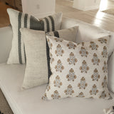 Campbell Striped Pillow - Beige - 20"x20"