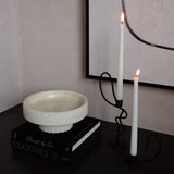 Stoneware Pedestal Bowl