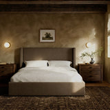 Thea 48" Wingback Platform Bed - Full
