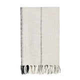 Ria Throw - Ivory + Grey