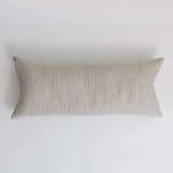 Carden Striped Lumbar Pillow - Natural - 16"x36"