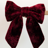 Winslet Oversized Bow - Dark Red - 2 Sizes