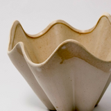 Stoneware Pleated Bowl