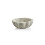 Rimini Scalloped Marble Condiment Bowl - Set of 2