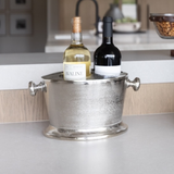 Three Bottle Wine Holder - Silver