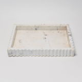 Camogli Scalloped Marble Tray