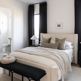 Athara Velvet Queen Bed