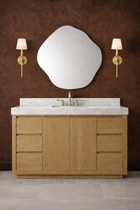 Andy Large Gold Wall Mirror