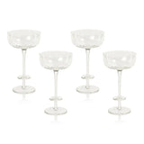 Chic Champagne Coupe / Martini Glasses - Set of 4