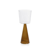 Brown Base Red Wine Glasses - Set of 4