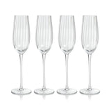 Malden Optic Champagne Flutes - Set of 4