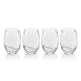 Malden Optic Stemless All-Purpose Glasses - Set of 4