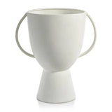 Lampton Matte White Ceramic Vase