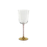 Criss Cross Red Wine Glasses - Set of 4
