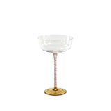Criss Cross Martini Glasses - Set of 4