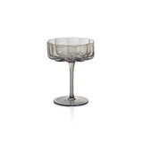 Gray Reinhard Handblown Coupe Glasses - Set of 4