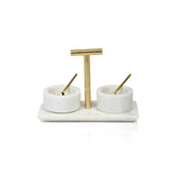 Ellie Marble Condiment Set
