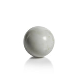 Monza White Marble Fill Decorative Balls - Set of 4