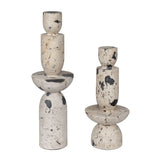 Nouveau Tower Outdoor Sculptures - Set of 2