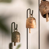 Vintage Iron Bell Stands
