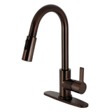 Kingston Brass Single-Handle Pull-Down Kitchen Faucet