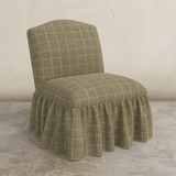 Ashburn Ruffle Slipper Chair