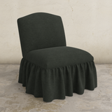 Ashburn Ruffle Slipper Chair