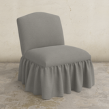 Ashburn Ruffle Slipper Chair