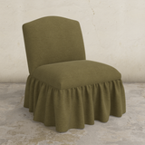 Ashburn Ruffle Slipper Chair