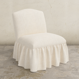 Ashburn Ruffle Slipper Chair