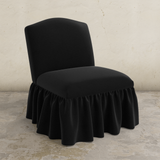 Ashburn Ruffle Slipper Chair