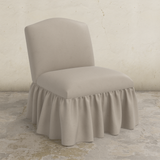 Ashburn Ruffle Slipper Chair