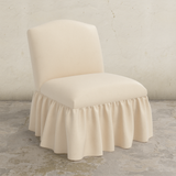 Ashburn Ruffle Slipper Chair