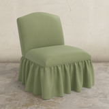 Ashburn Ruffle Slipper Chair