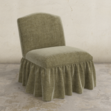 Ashburn Ruffle Slipper Chair