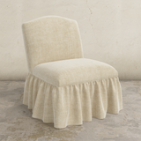 Ashburn Ruffle Slipper Chair