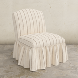 Ashburn Ruffle Slipper Chair