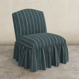 Ashburn Ruffle Slipper Chair