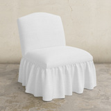 Ashburn Ruffle Slipper Chair