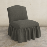 Ashburn Ruffle Slipper Chair