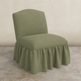 Ashburn Ruffle Slipper Chair
