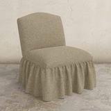 Ashburn Ruffle Slipper Chair