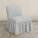 Ashburn Ruffle Slipper Chair