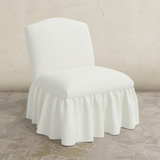 Ashburn Ruffle Slipper Chair