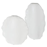 Ruffled Feathers Outdoor Vases - Set of 2