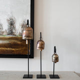 Vintage Iron Bell Stands