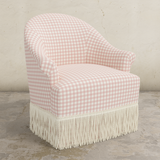 Cecile Fringe Swivel Chair